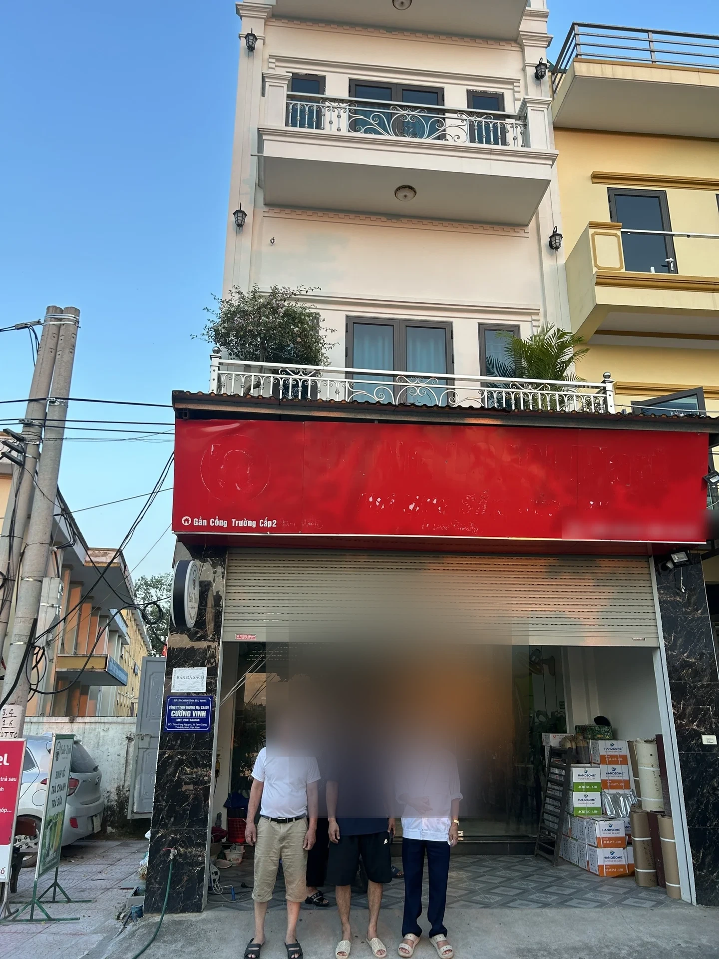 Ghi nhận hiện trạng tại cơ sở thương mại, cửa hàng